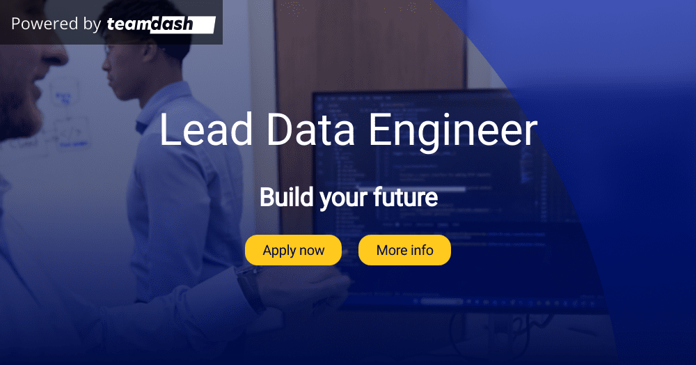 Data Engineering Lead Lead Data Engineer